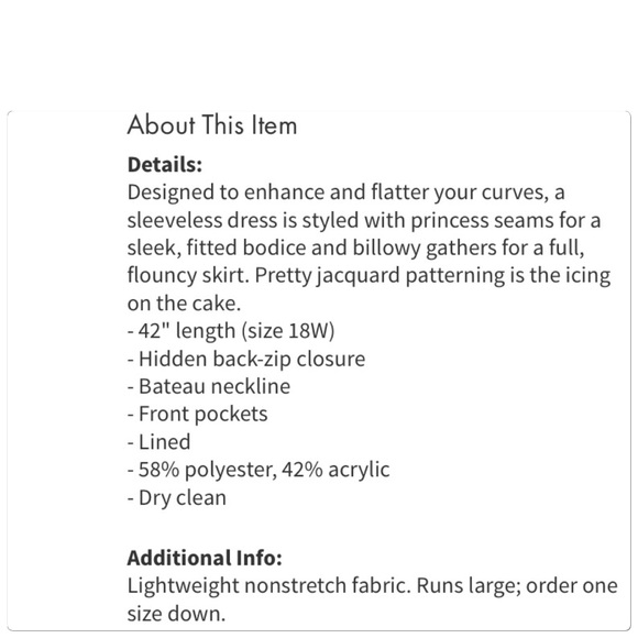 Halogen Fit & Flare Sleeveless Dress - Picture 2 of 2